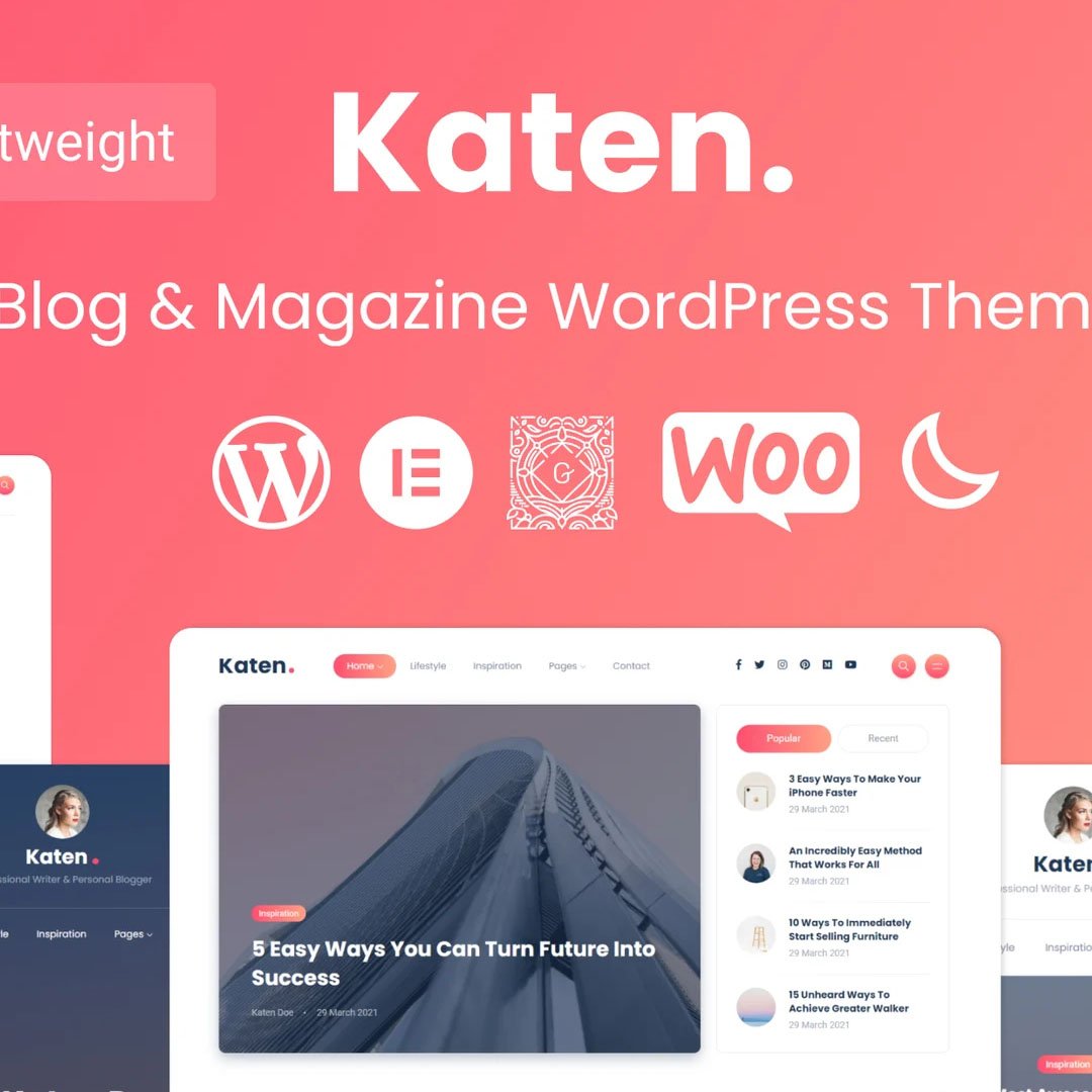 Katen - Blog & Magazine WordPress Theme