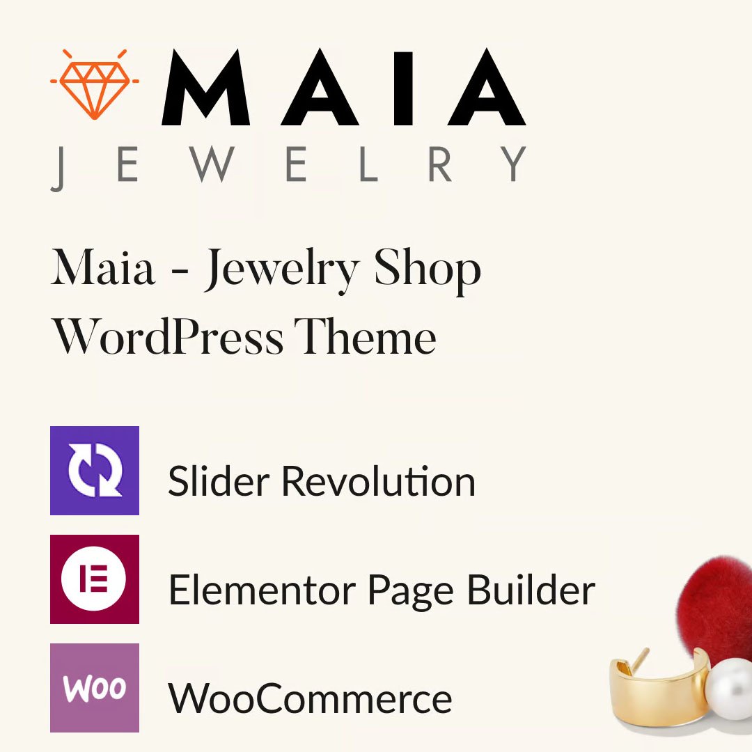 Maia - Jewelry Shop WordPress Theme