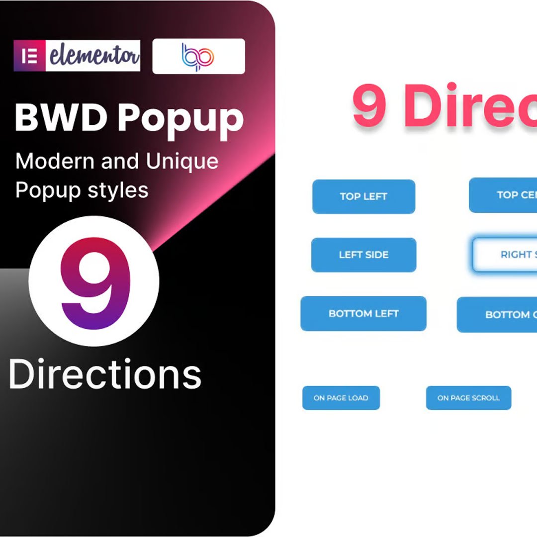 Popup plugin for Elementor